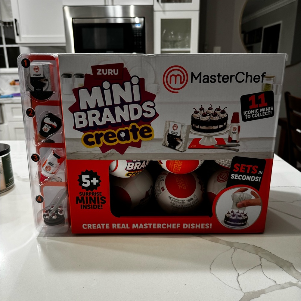 ZURU MINI BRANDS CREATE MASTERCHEF NEW Display Case No Balls